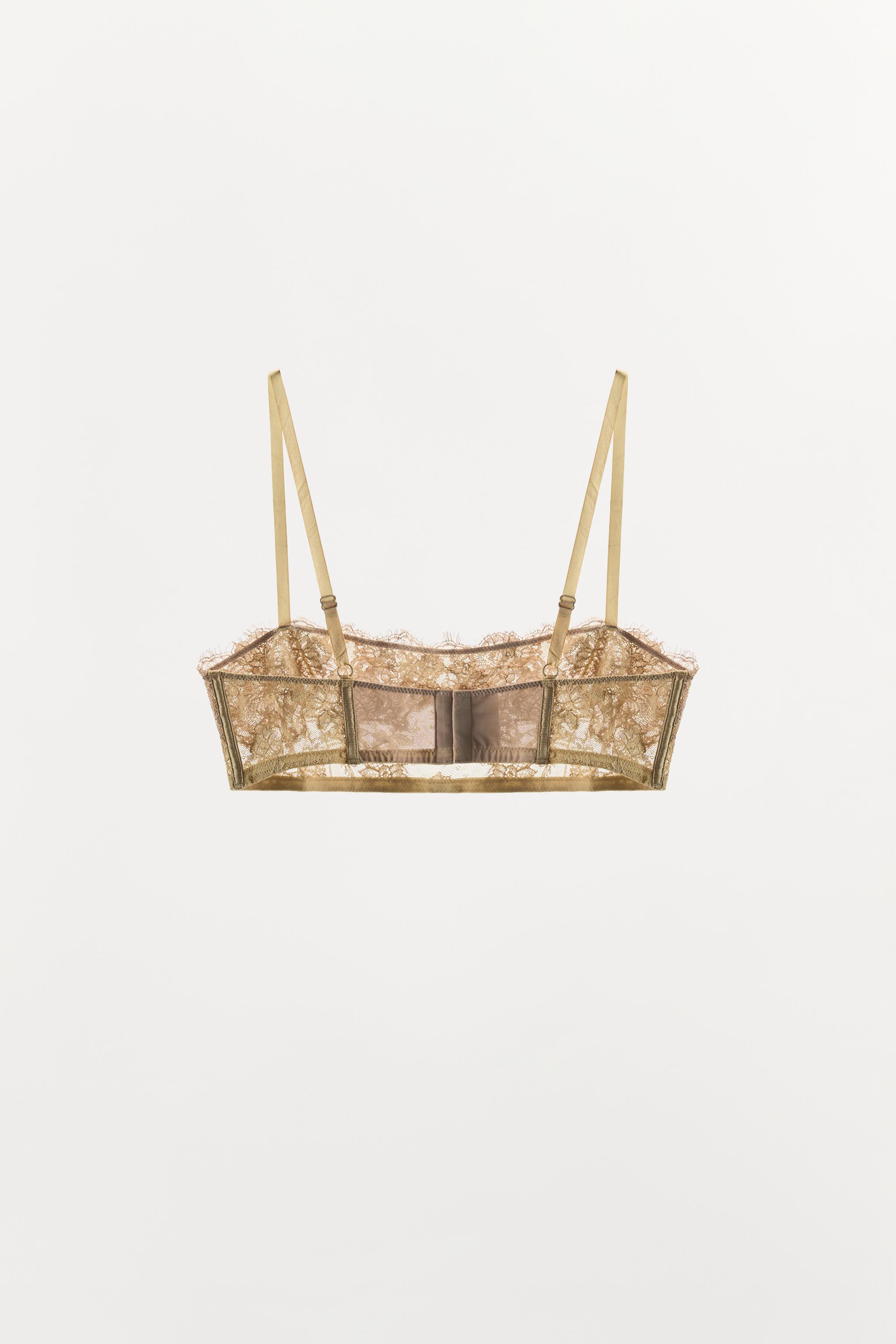 LACE BANDEAU BRA